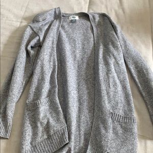 Light gray cardigan